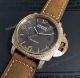 New Diamond Case Luminor Marina Panerai Brown Watch (3)_th.jpg